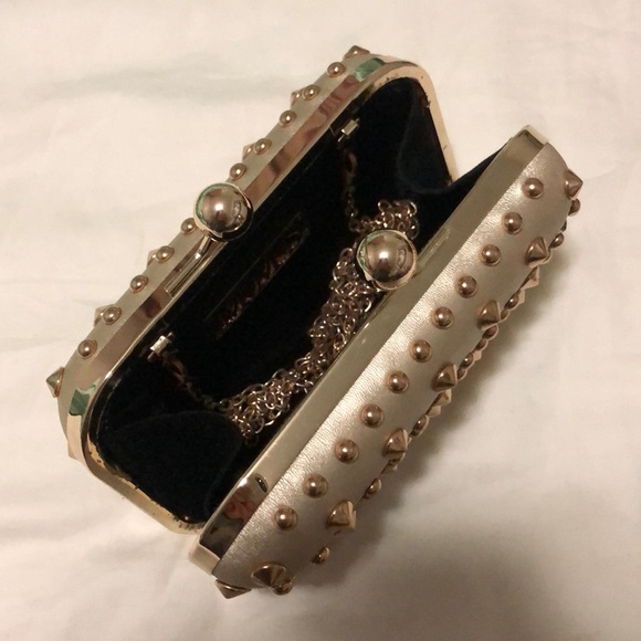 Gold Studded Hand Bag - Picture 2 of 2